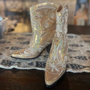 Helen’s Heart Sequined Boots